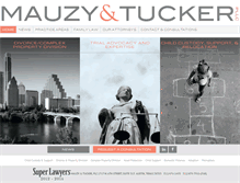 Tablet Screenshot of mauzytucker.com